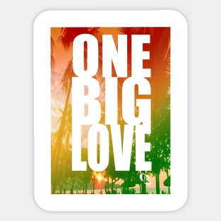 GreenSkinMango One Big Love BaliMango 2020 Sticker